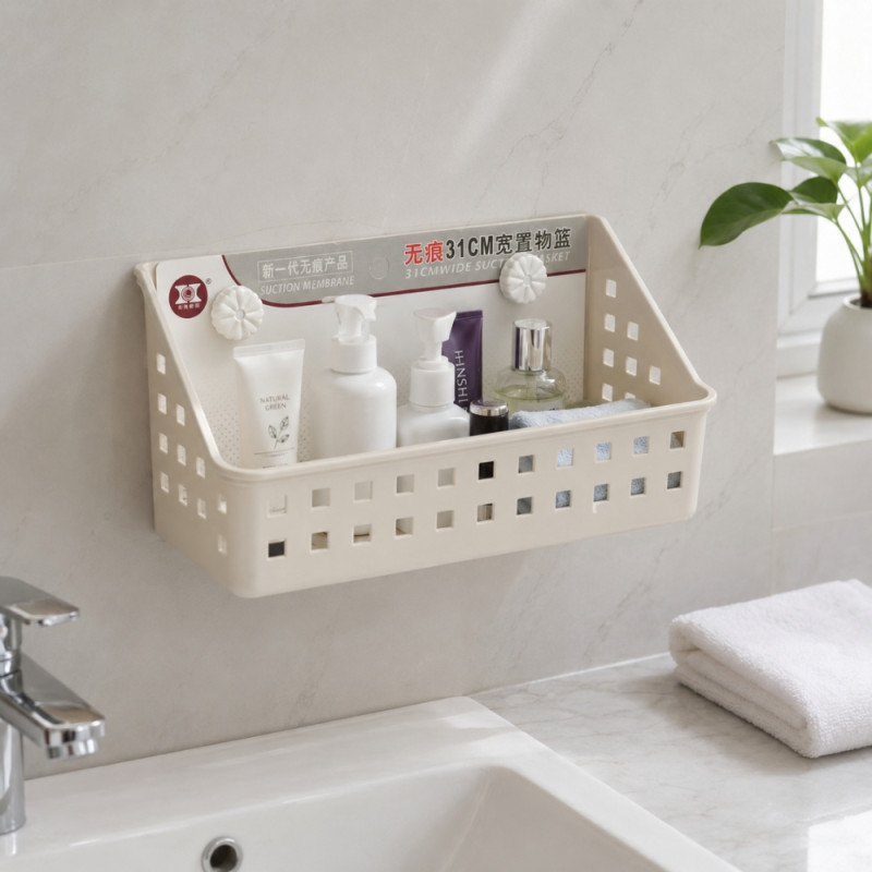 Wall-Mounted Storage Basket