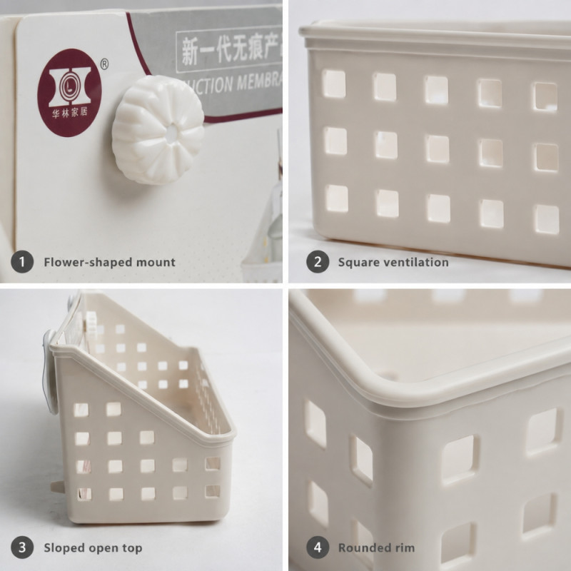 Wall-Mounted Storage Basket