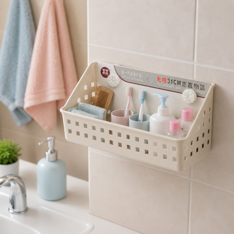 Wall-Mounted Storage Basket