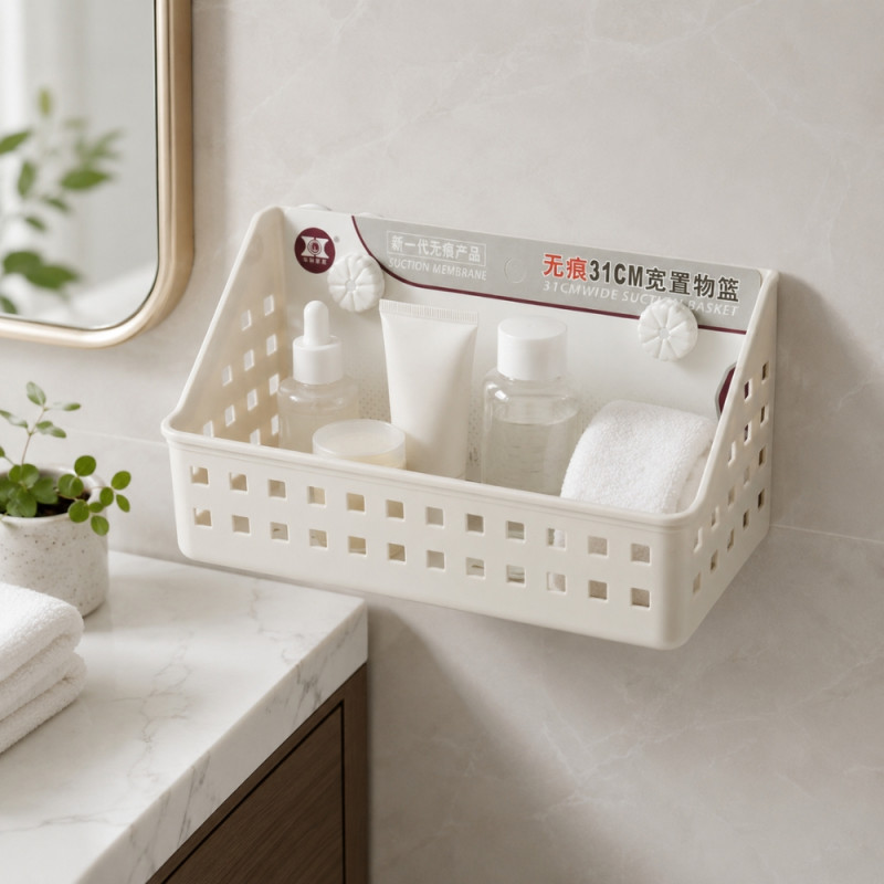 Wall-Mounted Storage Basket