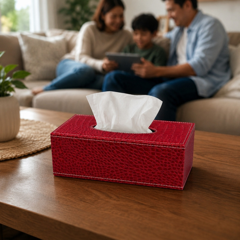 Red Tissue Box