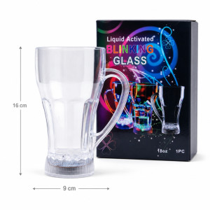 Light-Up Glass Mug