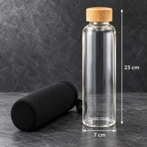Glass Water Bottle