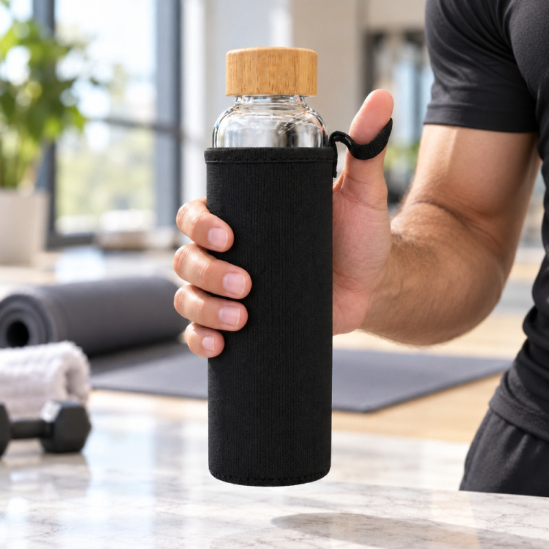 Glass Water Bottle