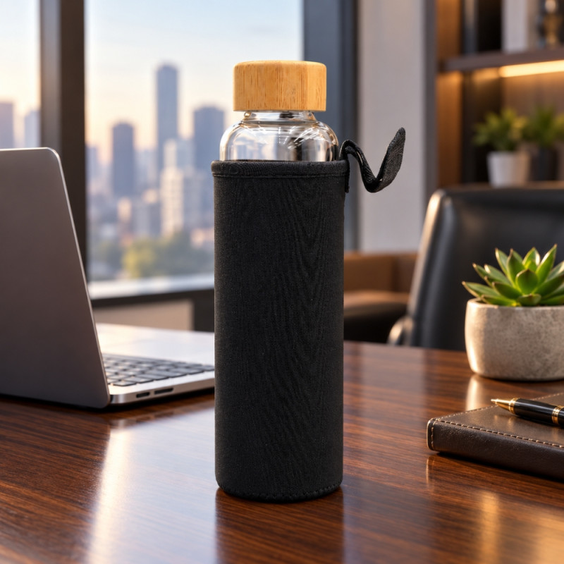 Glass Water Bottle