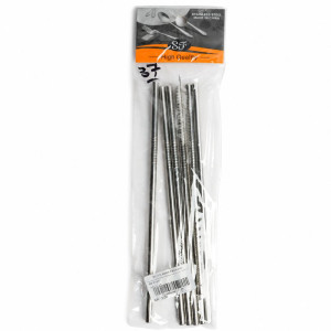 Stainless Steel Straws and Brush (Set of 4) – Silver