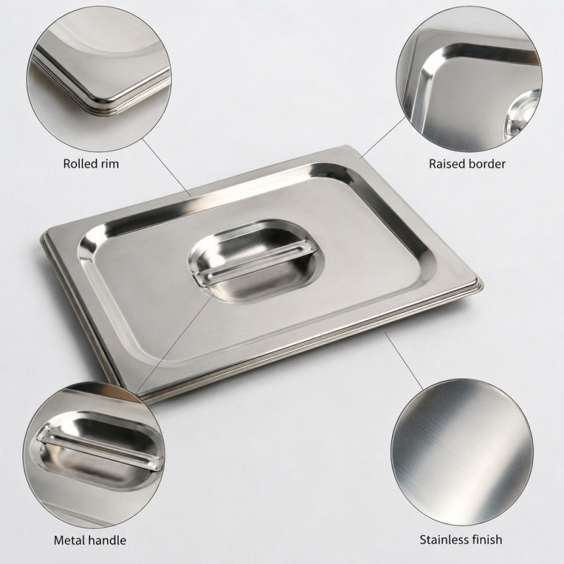 Stainless Steel Buffet Pan Cover