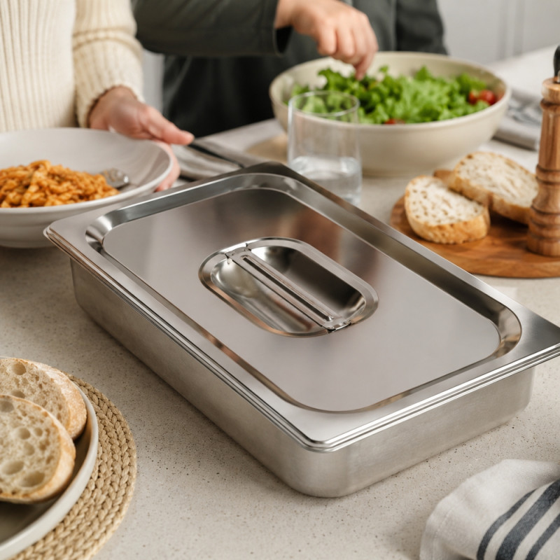 Stainless Steel Buffet Pan Cover