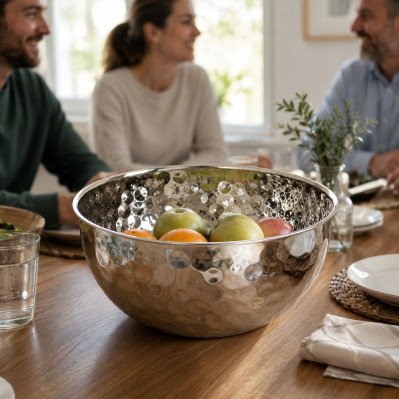 Stainless Steel Bowl for Home & Kitchen Use