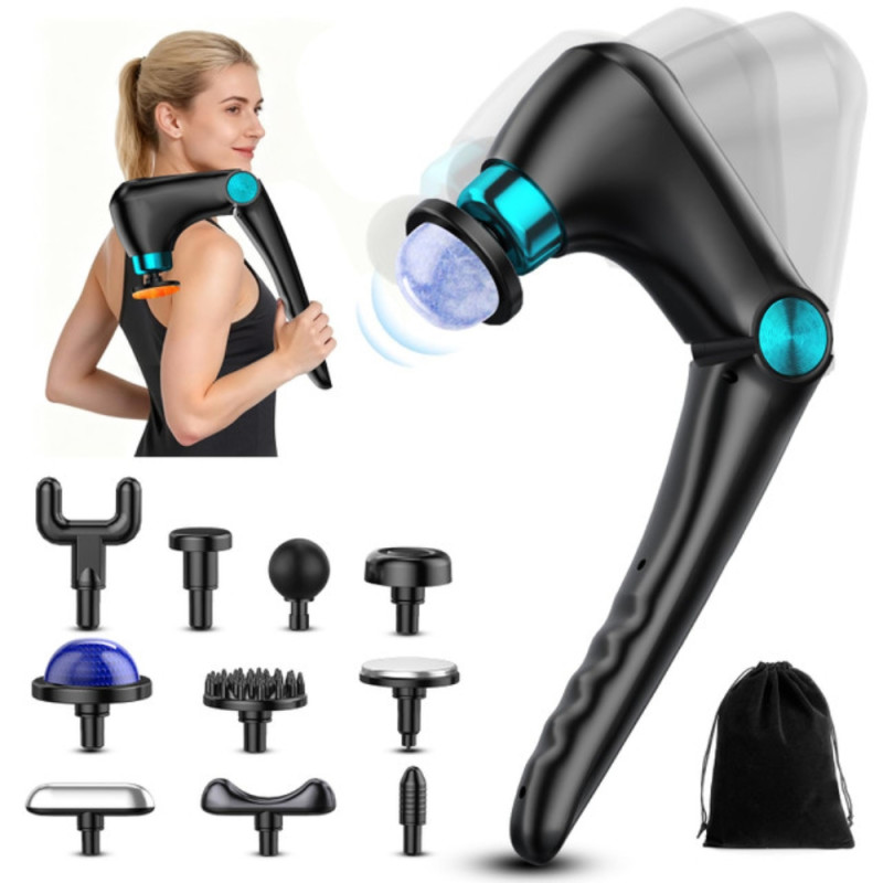 Professional Portable Handheld Massager – 5.5-Inch USB-C Rechargeable
