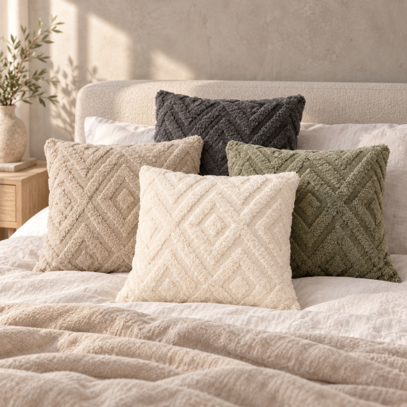 Textured Throw Pillow