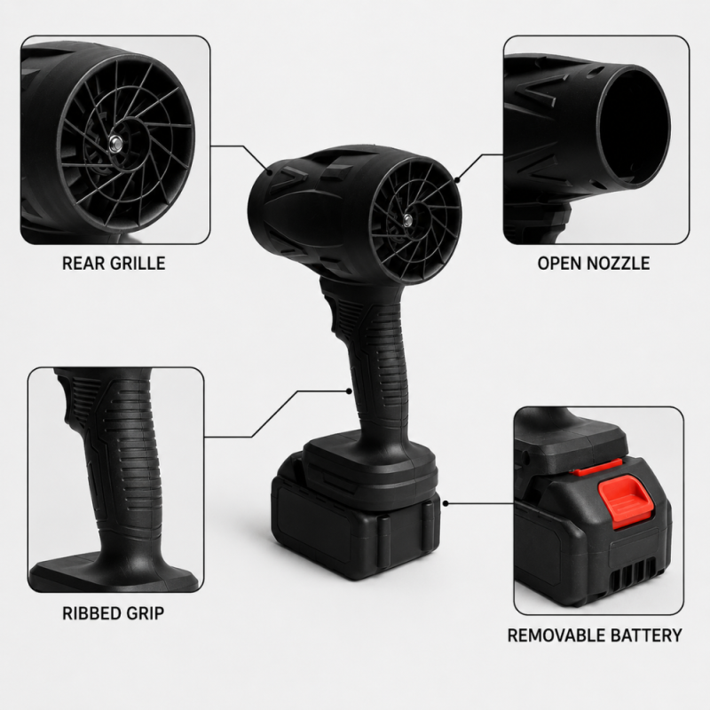 Tubo Fan – Black