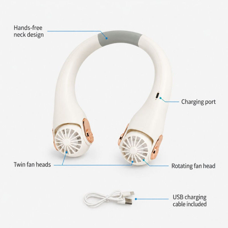 Neckband Fan