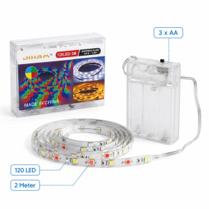 Battery LED Strip Light – Clear