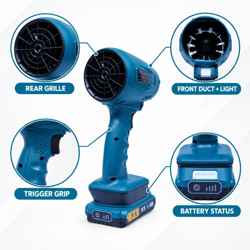Comaptible Hand Held Violent Fan