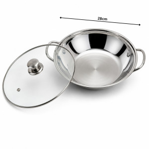 Stainless Steel Cooking Pot – Silver