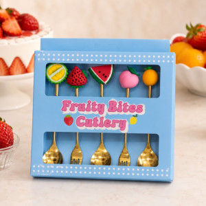 Fruity Bites Cutlery Set - 6 PCS