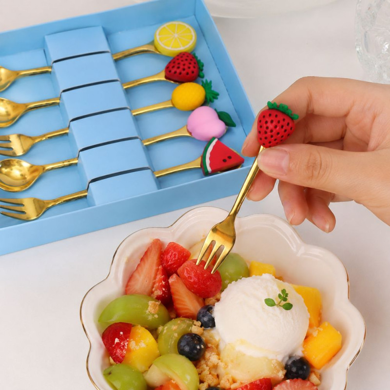 Fruity Bites Cutlery Set - 6 PCS