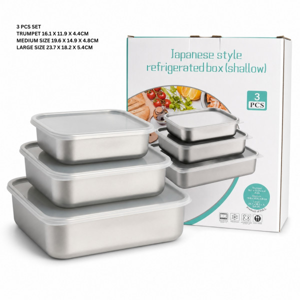 Japanese Style Refrigerated Box - 3pcs