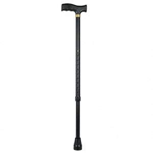 Professional Adjustable Aluminum Alloy Walking Stick – Black T-Handle (96cm) Professional Adjustable Aluminum Alloy Walking Stick – Black T-Handle (96cm)