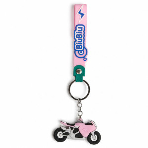 Pink Motorcycle Key Holder (6.5 x 18.5 cm) – Pink
