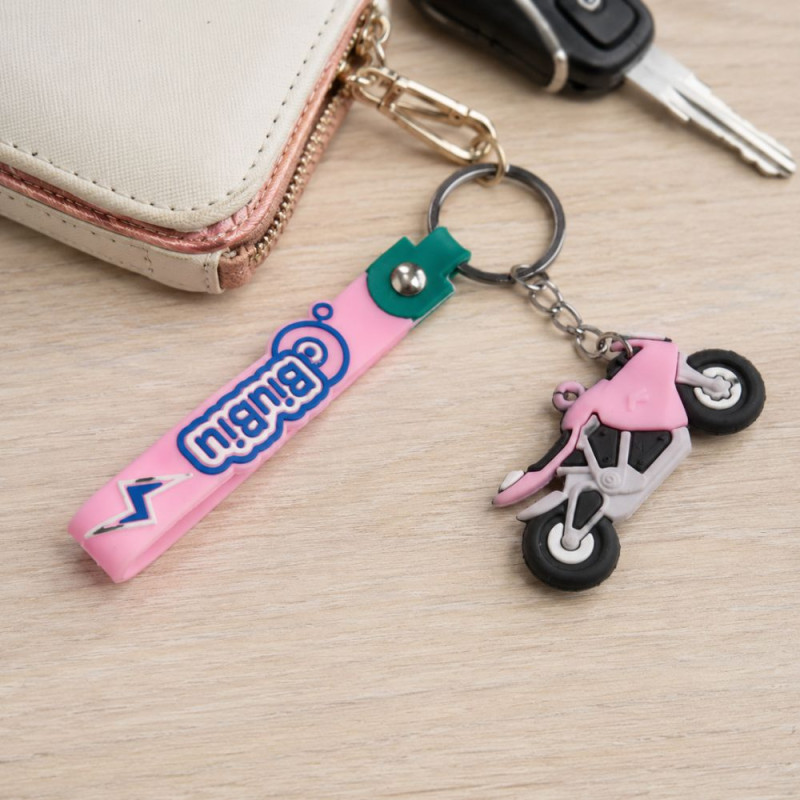 Pink Motorcycle Key Holder (6.5 x 18.5 cm) – Pink
