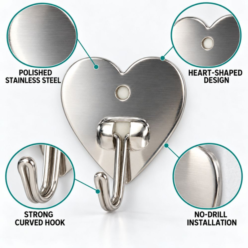 Heart-Shaped Hooks