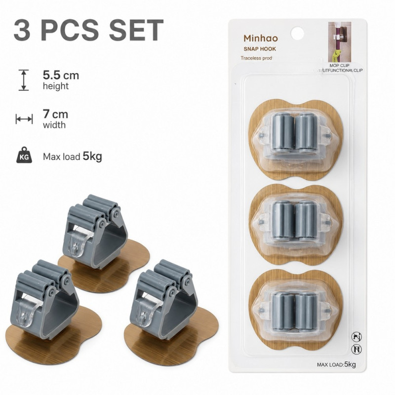 Multi-functional Mop Clip – Assorted