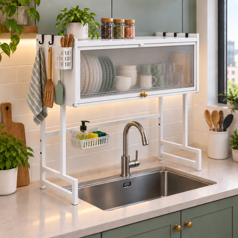 Over-the-Sink Dish Rack