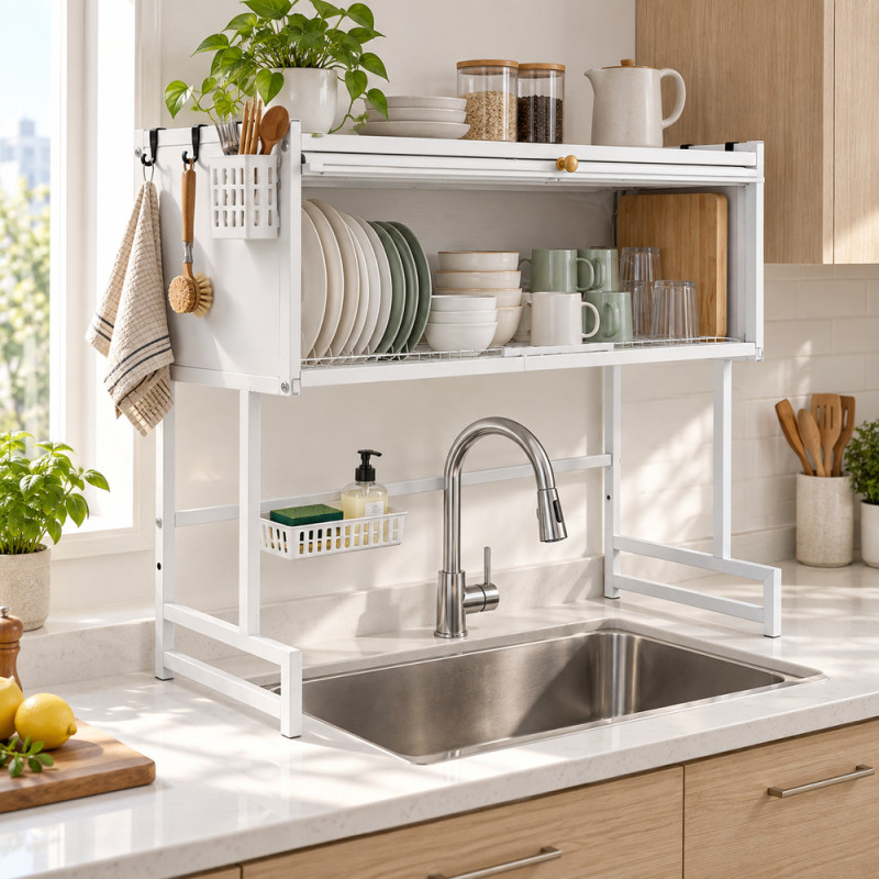 Over-the-Sink Dish Rack