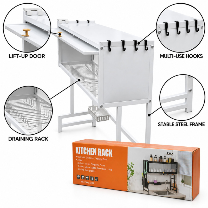 Over-the-Sink Dish Rack