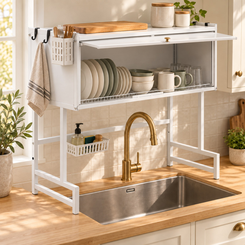 Over-the-Sink Dish Rack