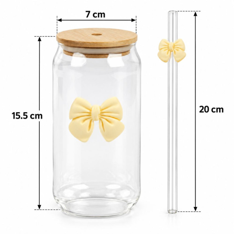 Glass Beverage Jar