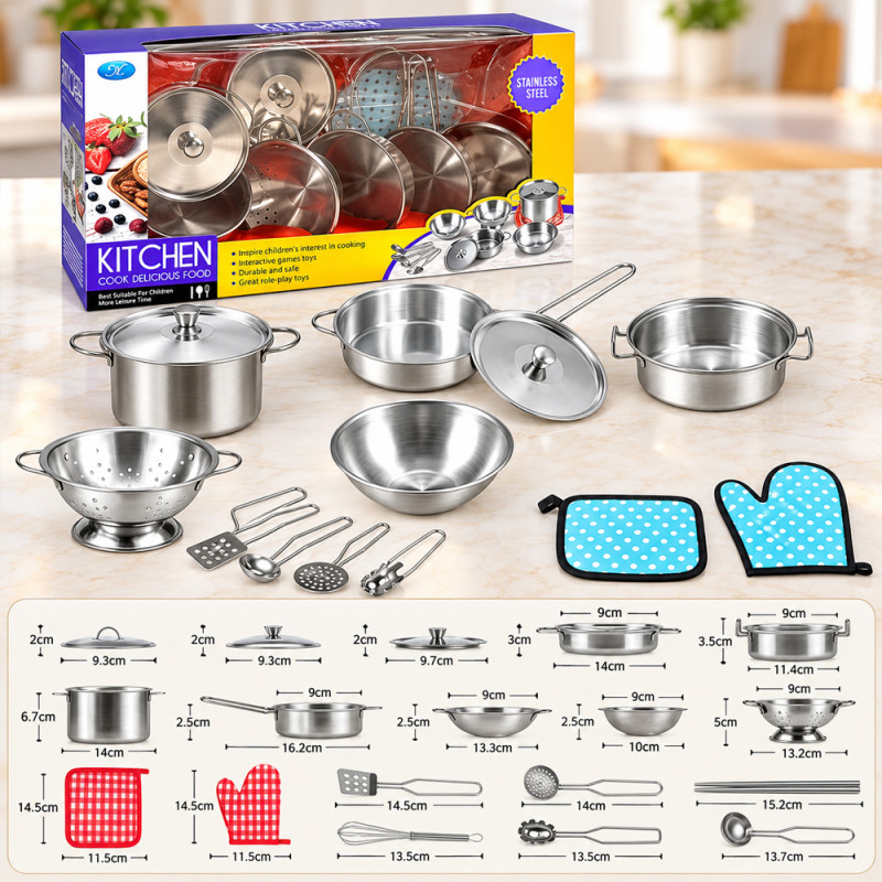 Kitchen Cookware Playset