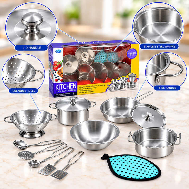 Kitchen Cookware Playset