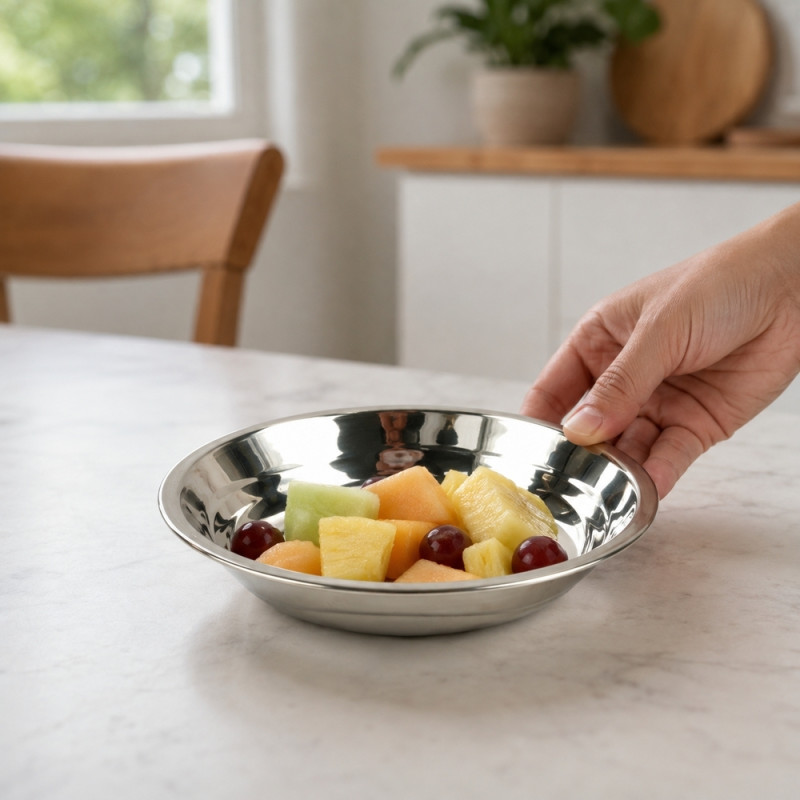 Stainless Steel Serving Bowl