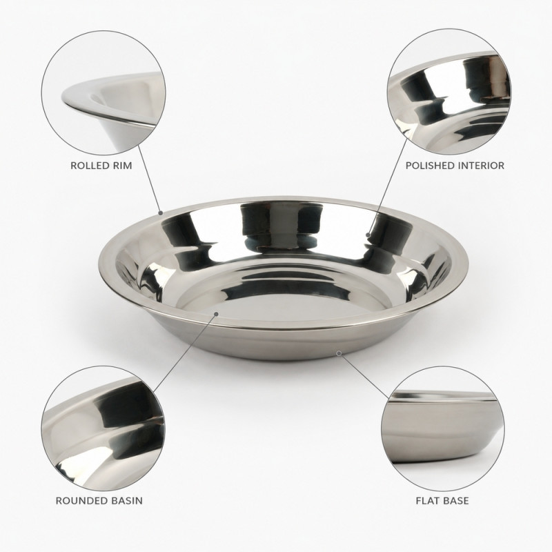 Stainless Steel Serving Bowl