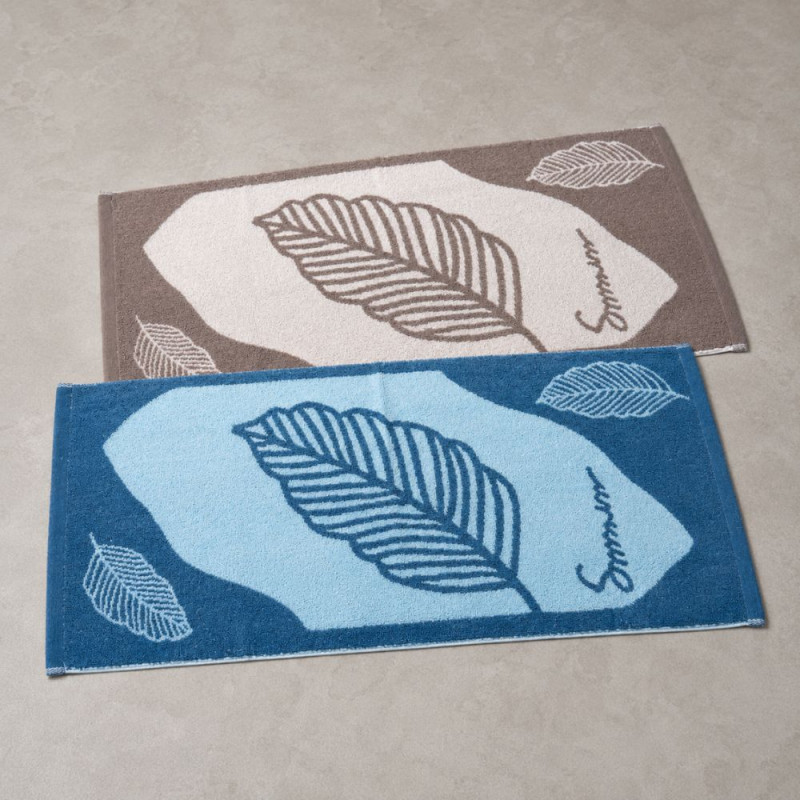 Summer Leaf Pattern Face Towel