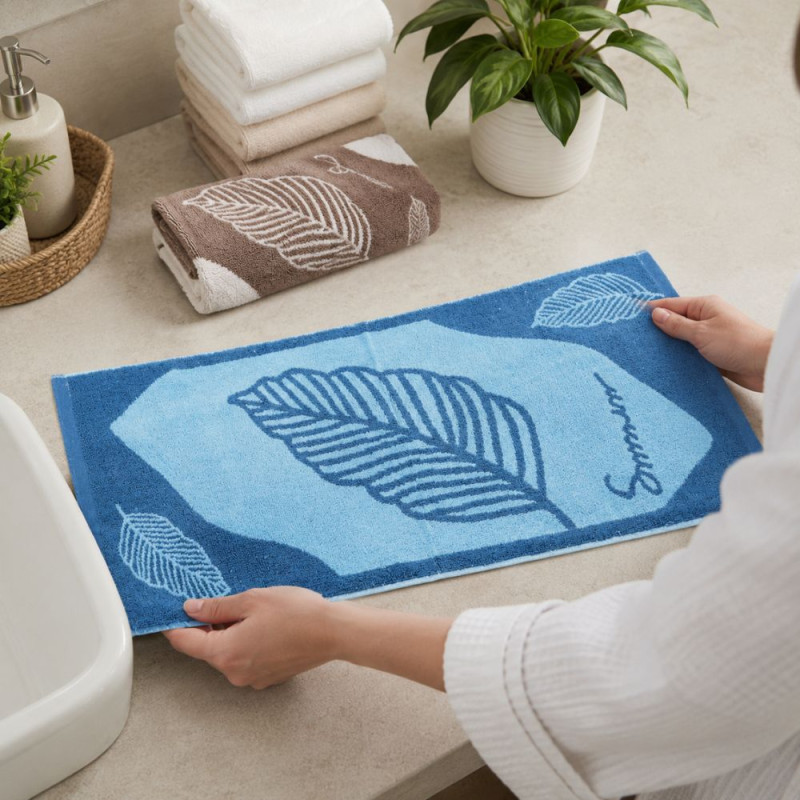 Summer Leaf Pattern Face Towel