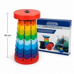 Telescoping Foldable Stool