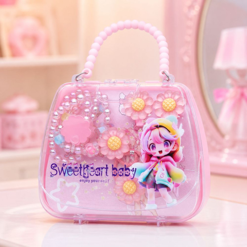 Romantic Pink Kids Jewelry Box - Sweetheart
