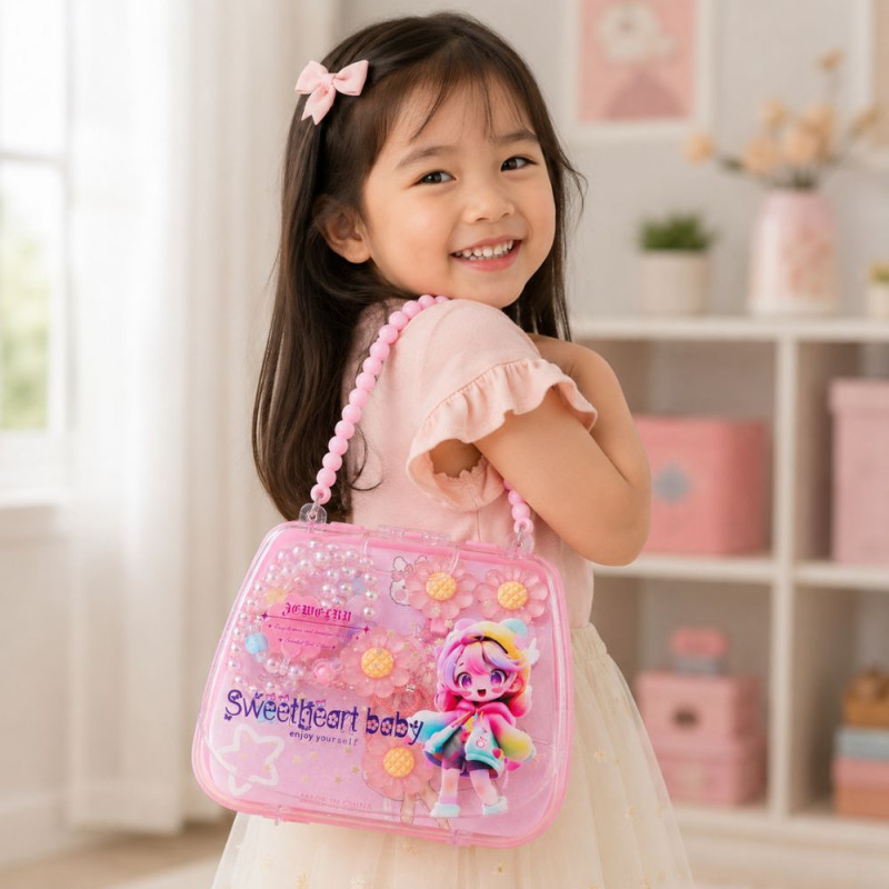 Romantic Pink Kids Jewelry Box - Sweetheart