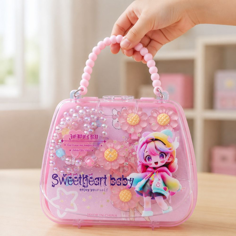 Romantic Pink Kids Jewelry Box - Sweetheart