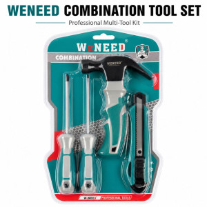Master Comfort Tool Set Designed for DIY Projects &amp; Professional Work – Teal (H-15.5, W-10, L-15 CM)