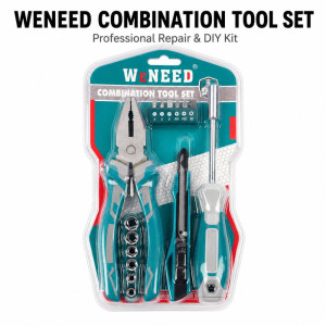 Argent Finish Tools Set Designed for DIY Projects - Professional Work – Teal Blue Silver