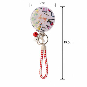 Compact Mirror Keychain