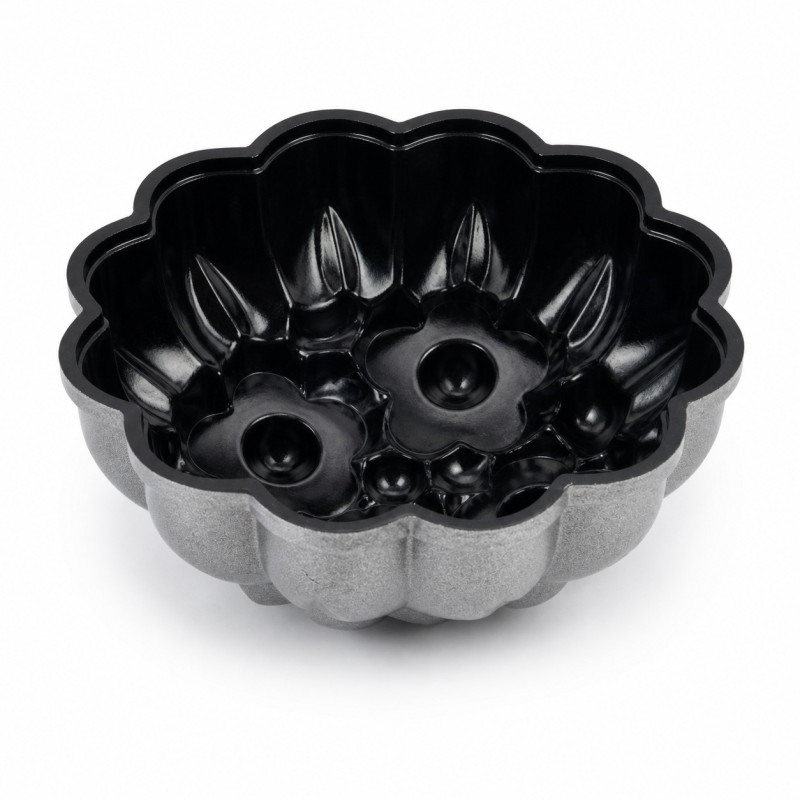 Professional Lakeland Diamond Blue Mini Fluted Cake Tins – Non-Stick Baking Set (11cm)