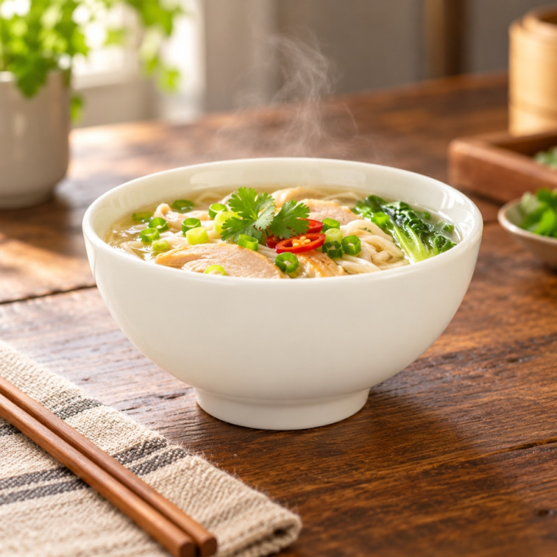 White Ceramic Bowl