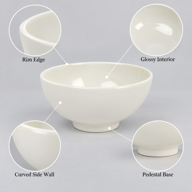 White Ceramic Bowl