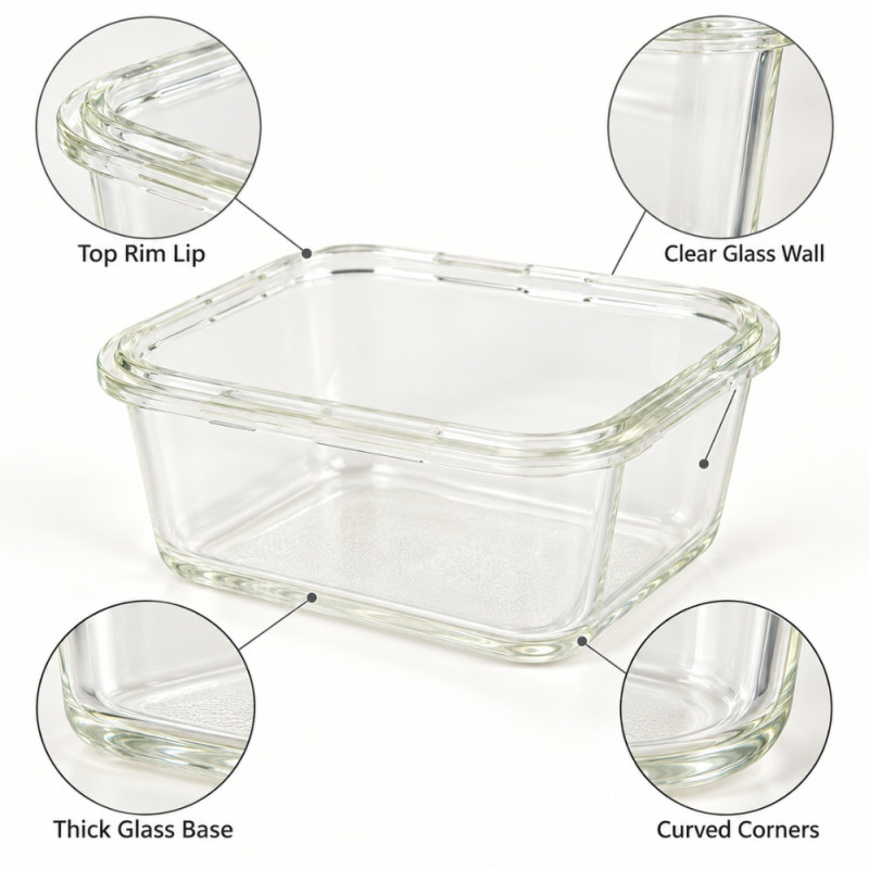 Glass Food Storage Container